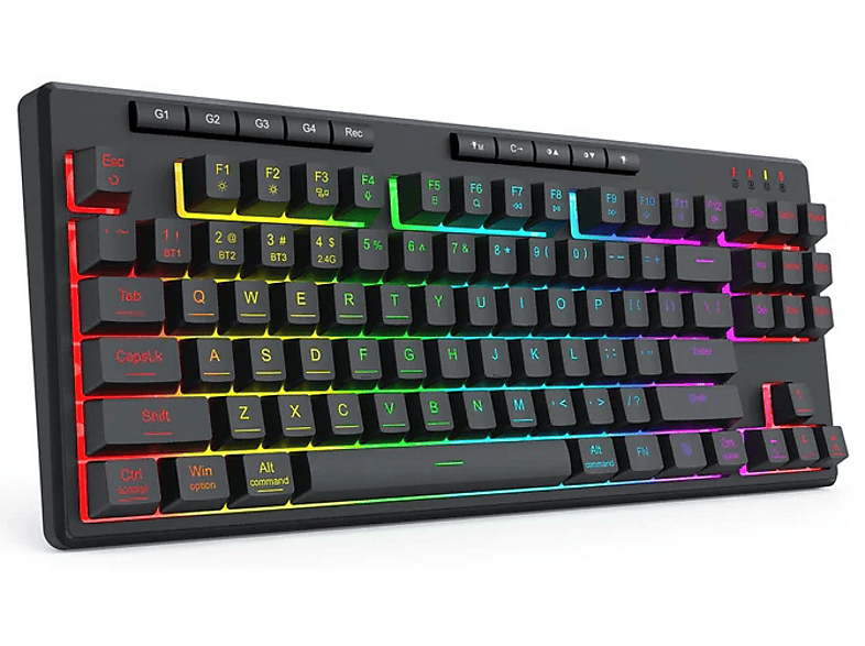 Klawiatura REDRAGON K516 Shiva Pro 87 RGB Czarny – zdjęcie 3