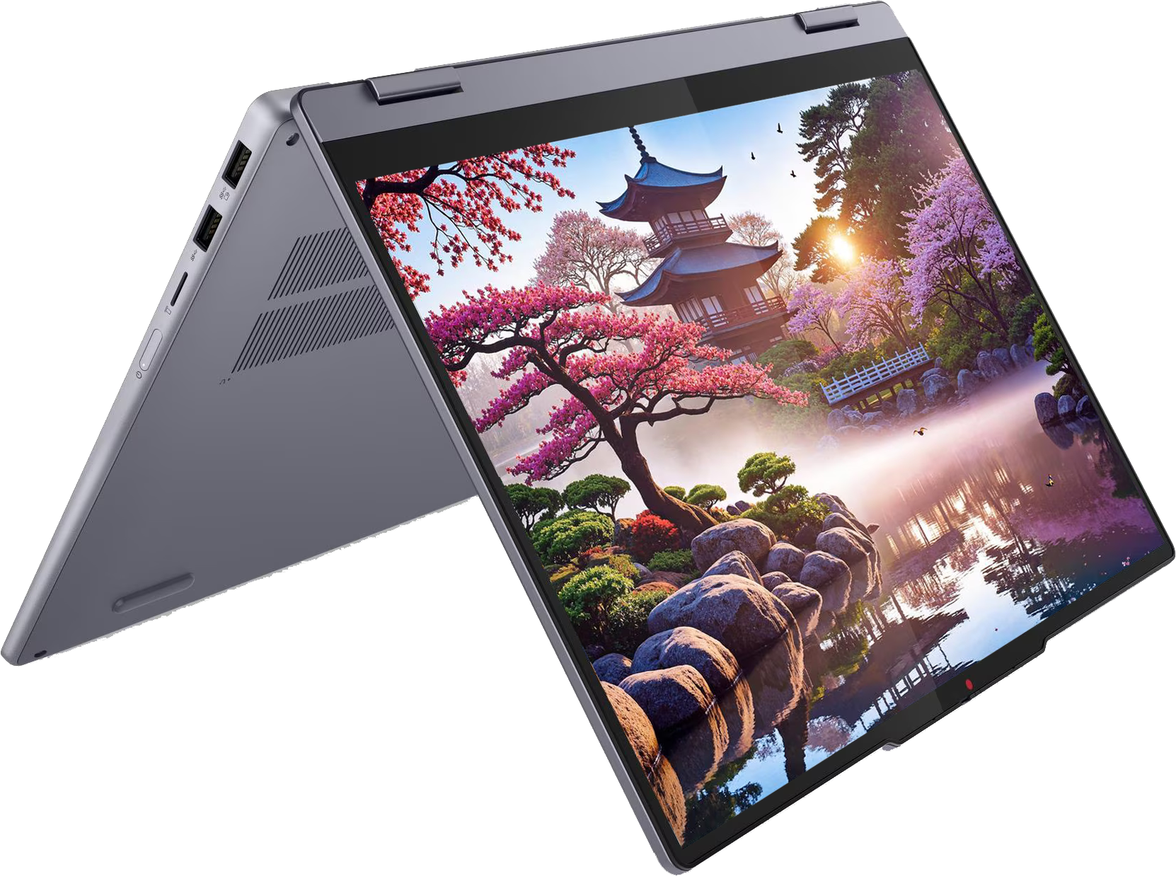 LENOVO IdeaPad 5 2-in-1 14AKP10 83KT001KHV Szürke 2in1 eszköz (14" WUXGA OLED Touch/Ryzen AI 5/16GB/512 GB SSD/NoOS)