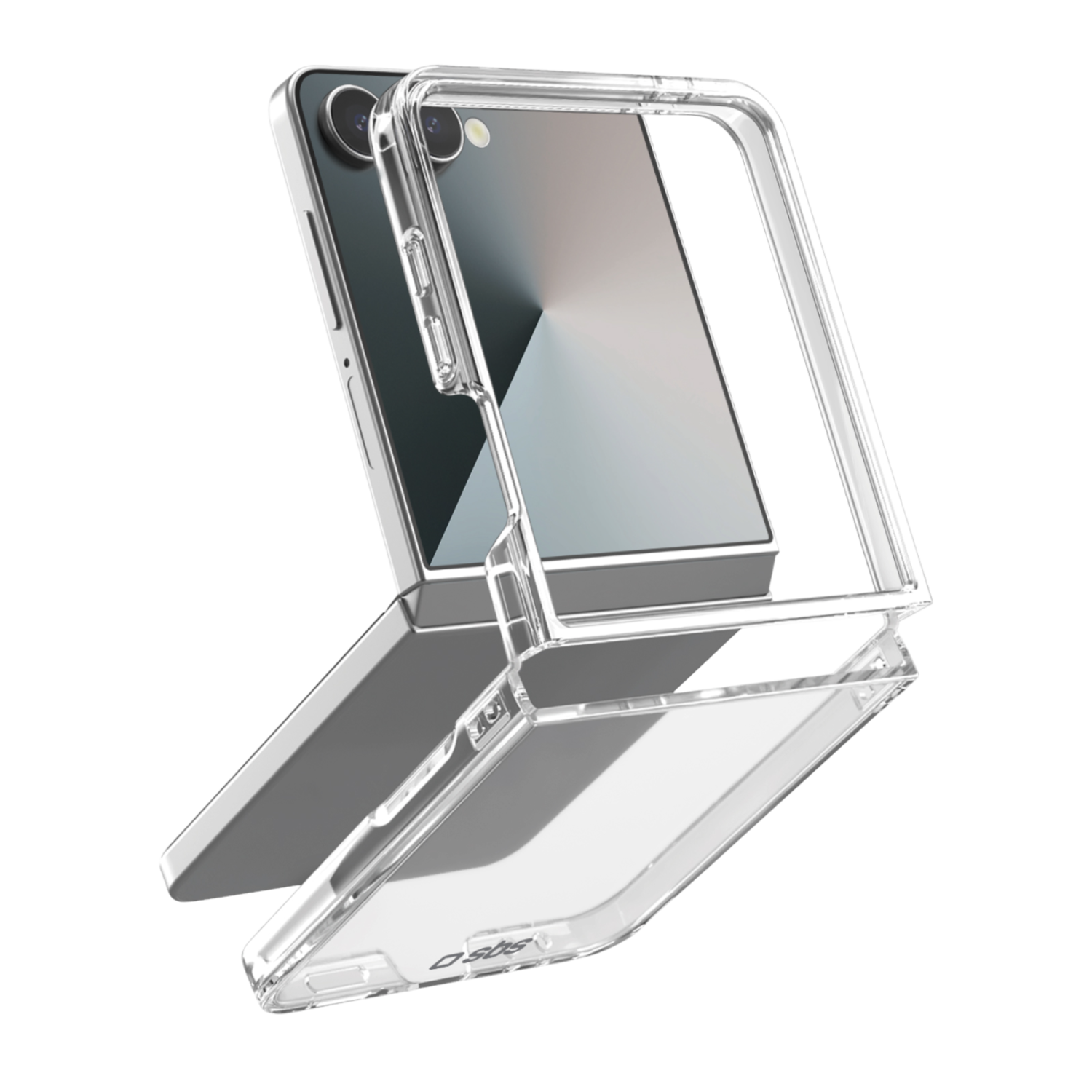 Sbs Hybrid Case Telefoonhoesje Voor Samsung Galaxy Z Flip 7 Transparant