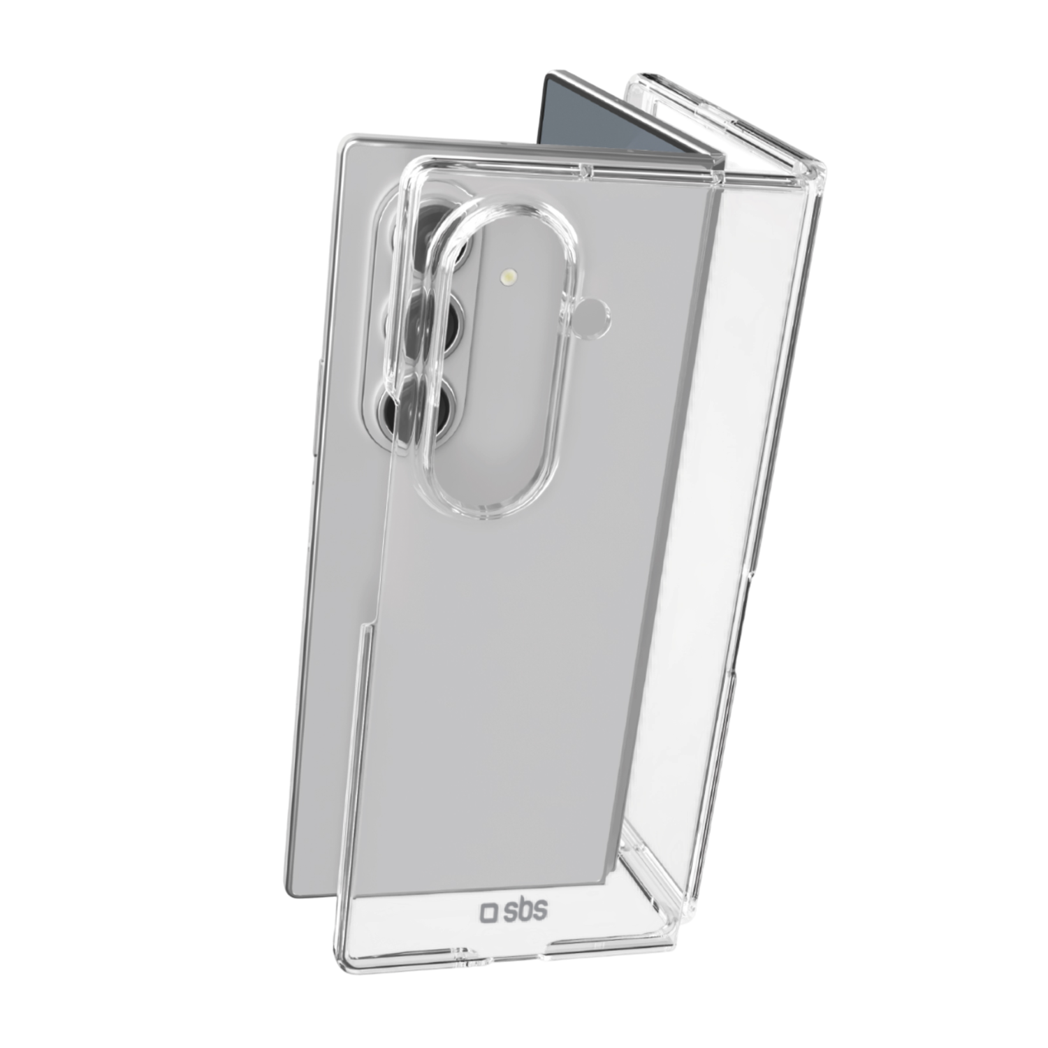 Sbs Hybrid Case Telefoonhoesje Voor Samsung Galaxy Z Fold 7 Transparant