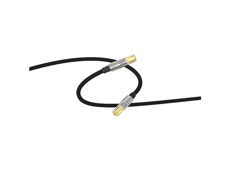 Cable de antena - ISY ISA-9026, 3 metros, Negro