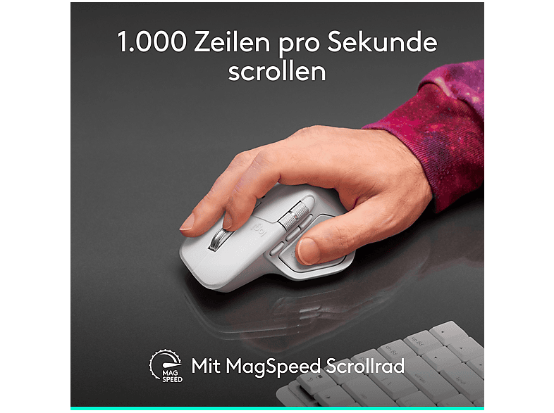 Thumbnail - LOGITECH MX Master 4 for Mac Maus, Space Black