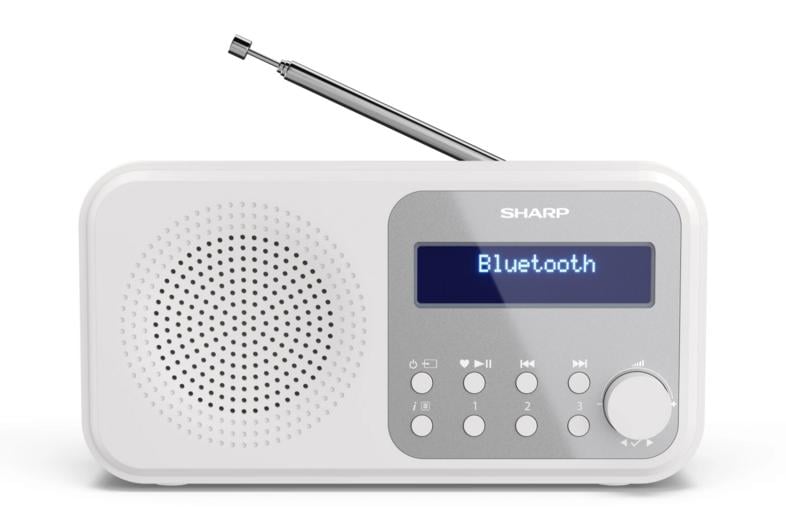Sharp DR-P420 vit bordradio