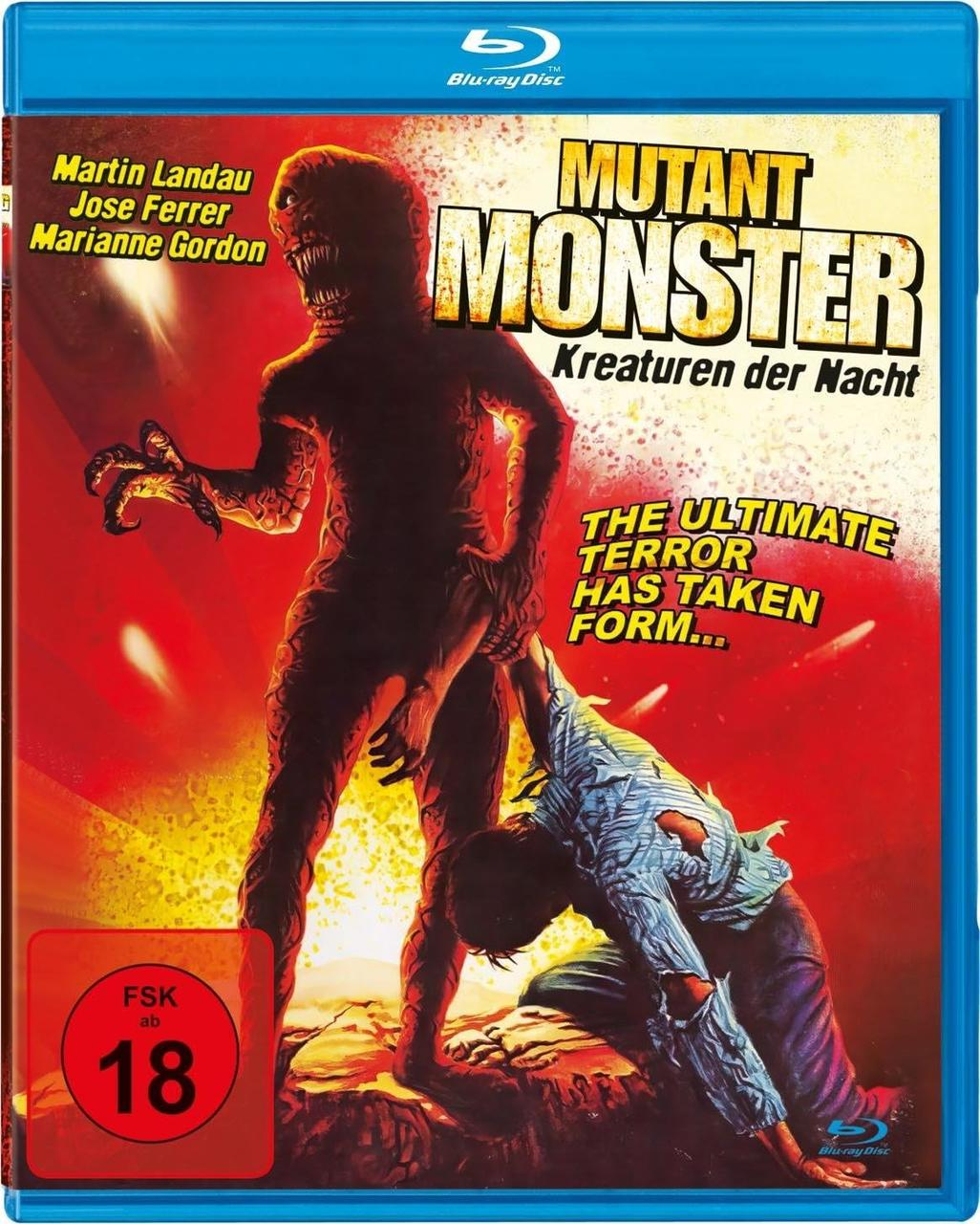 Ein Monster greift einen Mann an. Der Titel lautet MUTANT MONSTER.