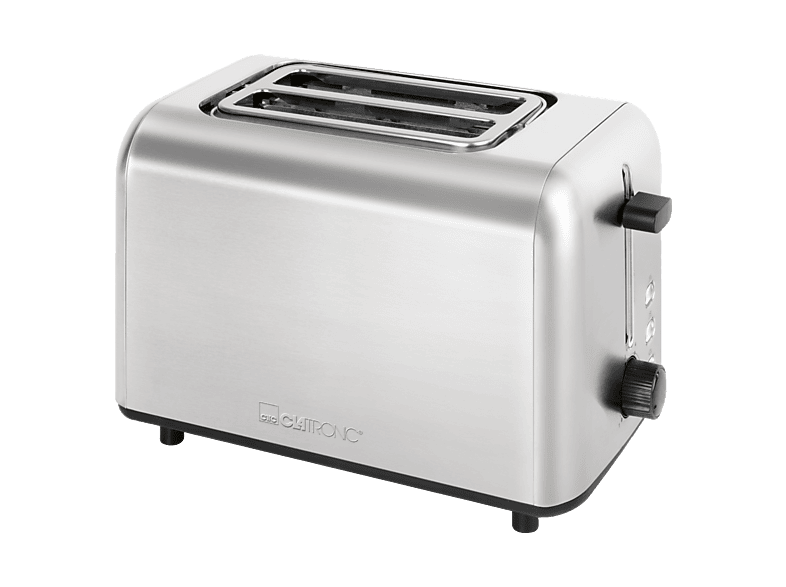 Clatronic TA 3822 Toaster (Edelstahl, 750 Watt, Schlitze: 2)