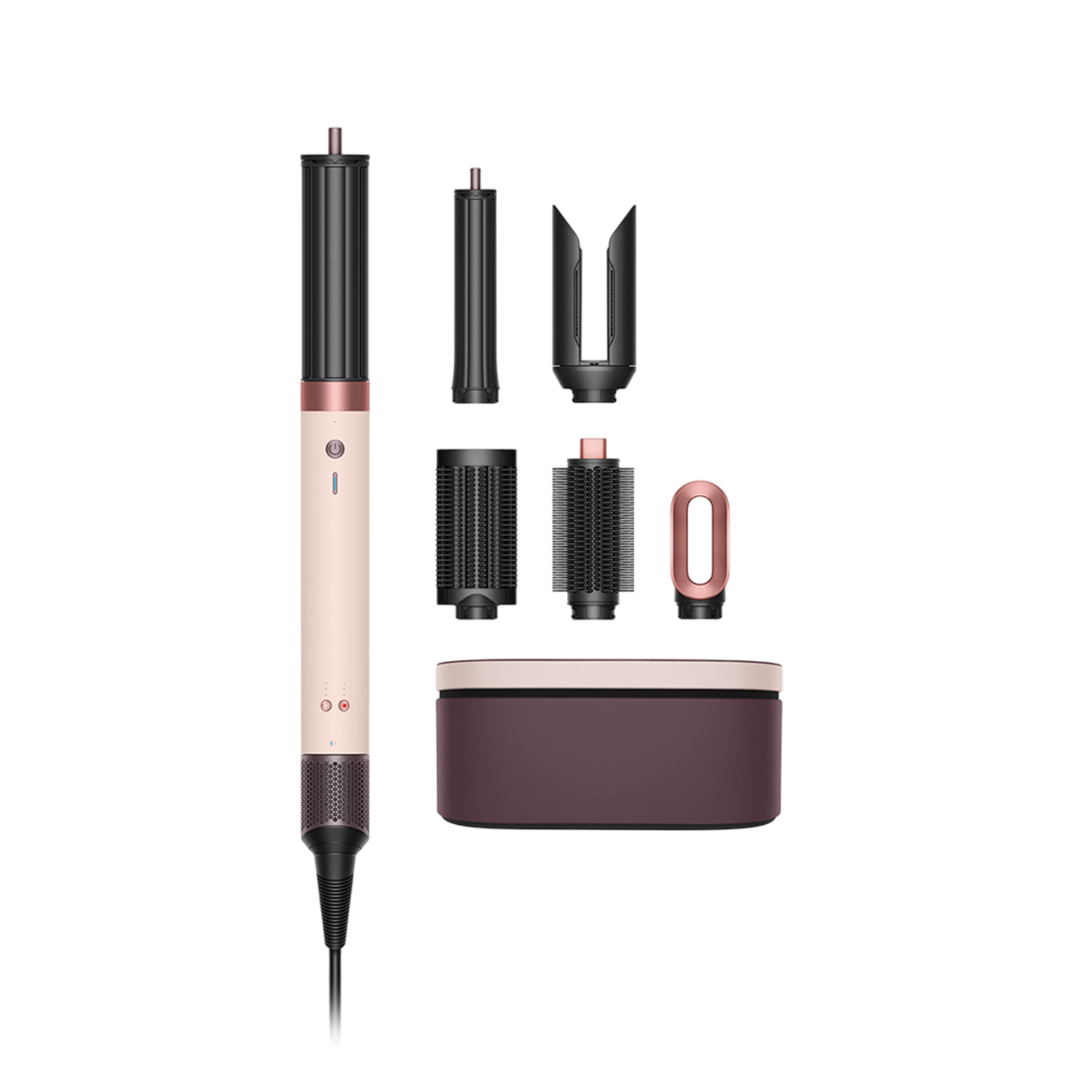 Dyson Airwrap Co-anda 2x Straight + Wavy - Ceramic Pink Multistyler Roze