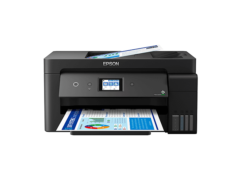 Stampante Inkjet Multifunzione 4 in 1 a colori EPSON EcoTank ET-15000, A3+, Fronte retro automatico, Ethernet, WiFi, Nera