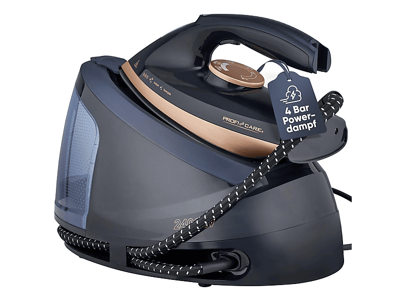 Profi Care PC-DBS 3127 Dampfbügelautomat (2400 Watt, Blau/Rose)