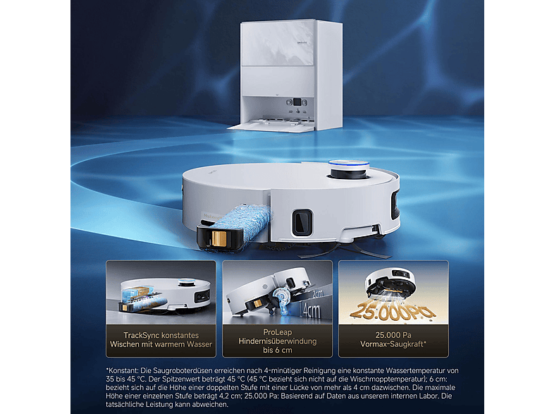 DREAME Aqua10 Ultra Track Complete White Saugroboter