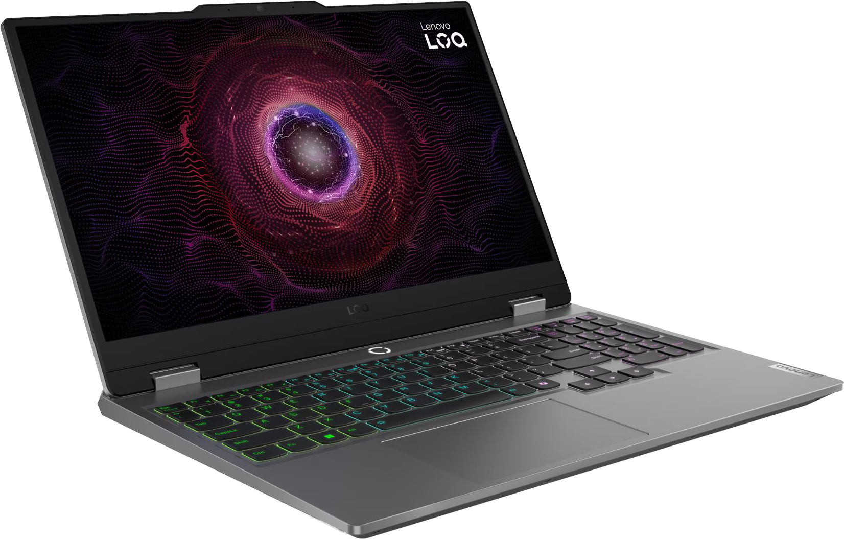 LENOVO LOQ 15ARP9 83JC004DHV Szürke Gamer Laptop (15,6" FHD/Ryzen7/16GB/512 GB SSD/RTX4050 6GB/DOS)