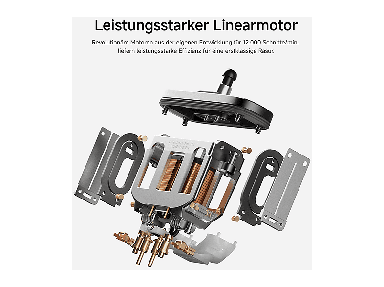 Laifen T1 Pro Nass- und Trockenrasierer (Akkubetrieb, Original Aluminum, 1-Klingensystem (Rasierer oder Trimmer)) — Foto 2 von 4