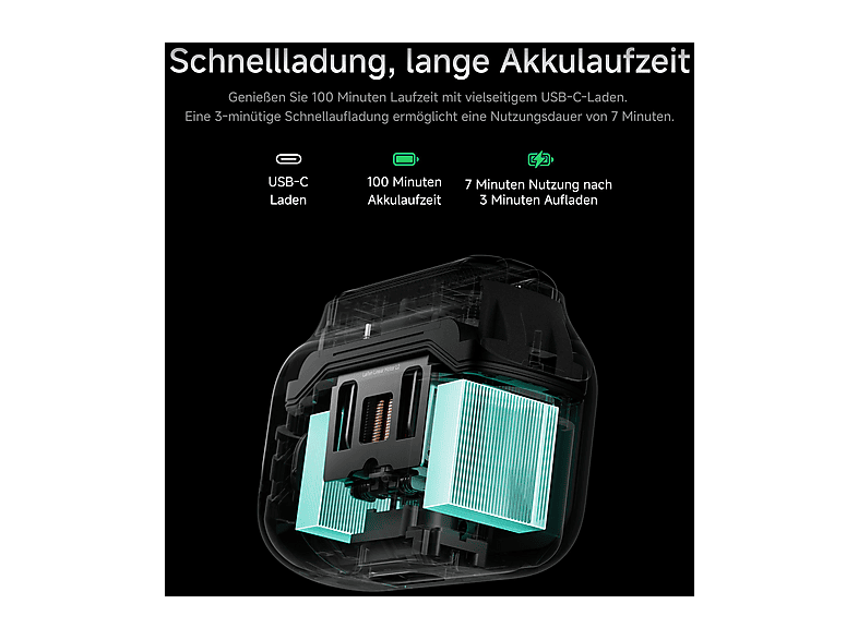 Thumbnail - LAIFEN P3 Pro Rasierer Original Aluminum (3-Klingensystem (2 Folienrasierer + 1 Trimmer))