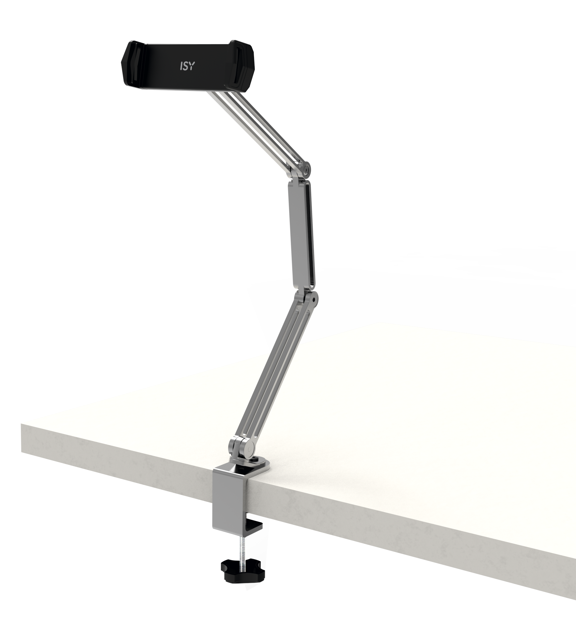 ISY Asztali tablettartó állvány, alumínium, 4,7"-13" méretig (ITH-2300)