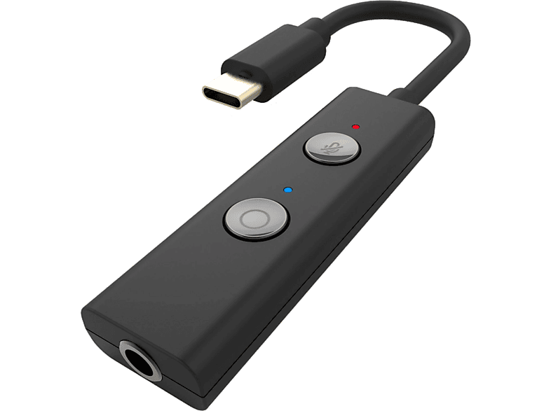 Tarjeta de sonido USB - Creative Sound Blaster Play! 4, Conectividad USB-C, Botón silencio micrófono, Cancelación Ruido Bidireccional, Negro