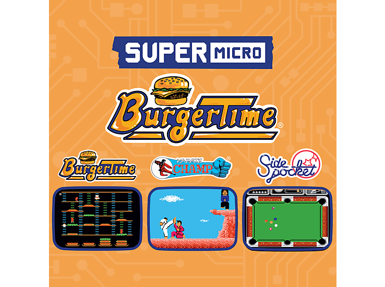 Blaze Entertainment HMT Super Micro - BurgerTime Keychain Gamer; HMT Super Micro----Speilkonsole — Foto 2 von 5