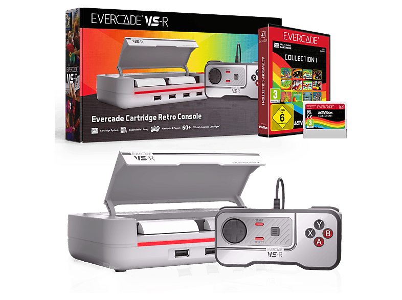Blaze Evercade VS-R Solo & Activision Collection 1 Cartridge (Bundle); Konsole