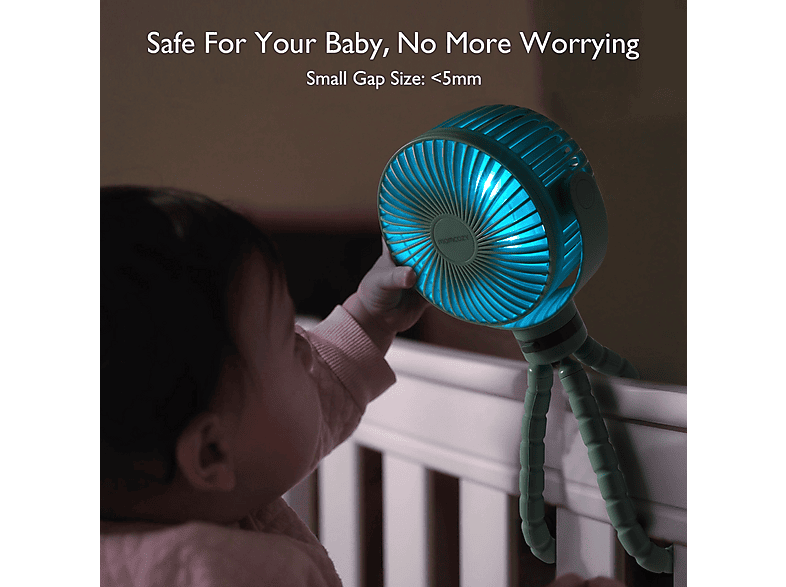 Momcozy Wiederaufladbarer USB-Handventilator für die Reise — Foto 2 von 2