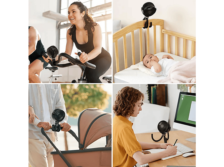 Momcozy Wiederaufladbarer USB-Handventilator für die Reise — Foto 2 von 2