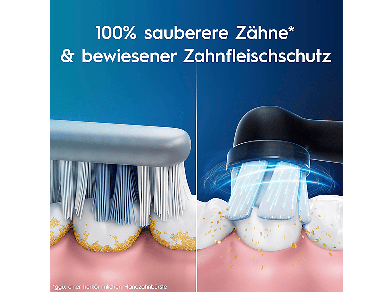 Thumbnail - ORAL-B IO SERIES 3, Geschenkedition, Reise-Etui Elektrische Zahnbürste Schwarz, Reinigungstechnologie: Mikrovibrationen