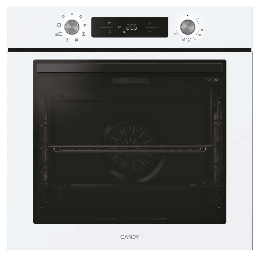 CANDY CA6 NP3T2HTW Beépíthető sütő 78l, fehér, hidrolitikus, A+