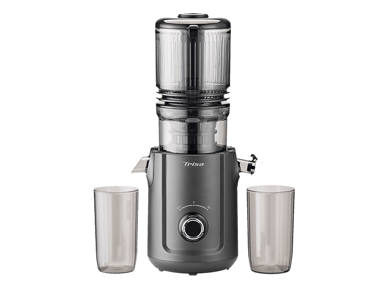 TRISA 7012.4345 SLOW FLOW JUICE Entsafter 300 W, Silber
