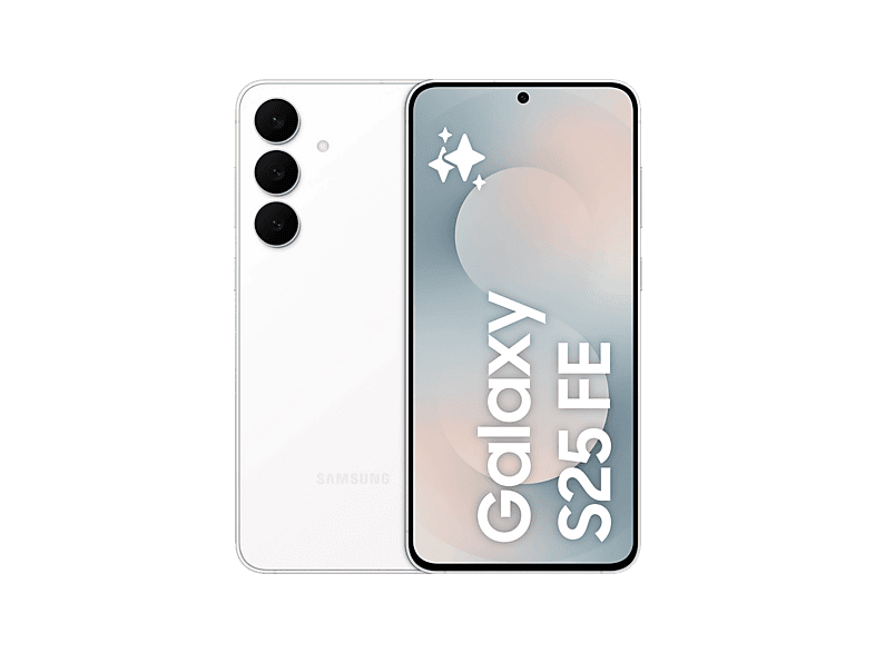 Samsung Galaxy S25 FE, White, 512 GB, 8 GB RAM, 6.7 FHD+, Exynos 2400 Deca-Core, 4900 mAh, Android 16
