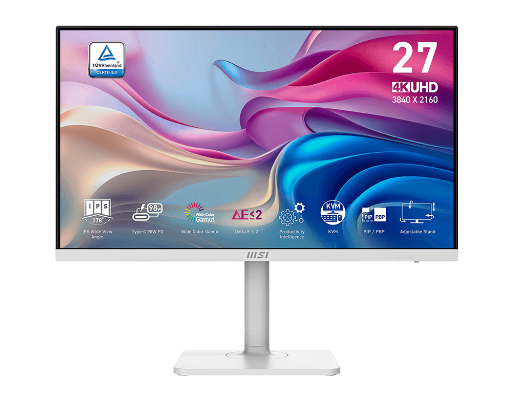 MSI MODERN MD272UPHW 27'' Sík UHD 60 Hz 16:9 IPS Monitor