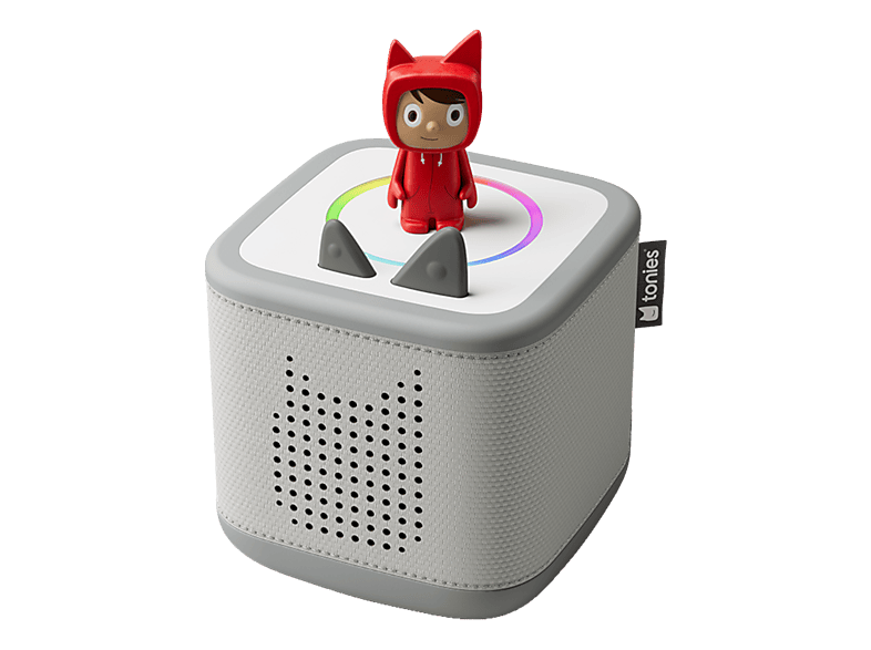 TONIES Toniebox 2 Starter Set Lautsprecher + Kreativ-Tonie, Mondgrau