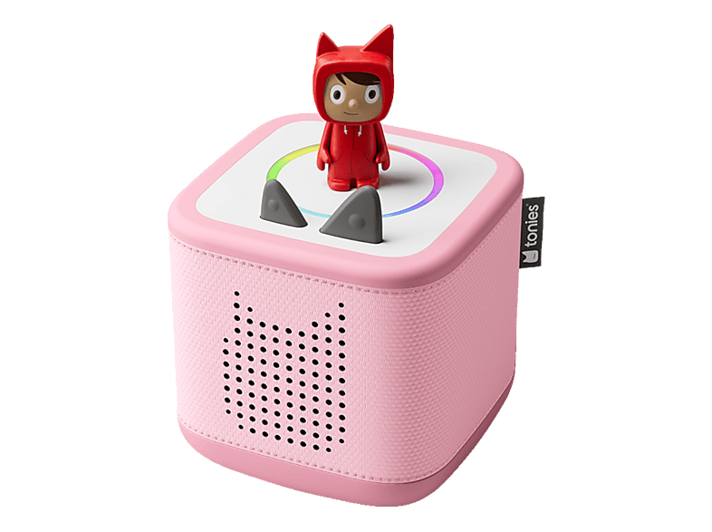 TONIES Toniebox 2 Starter Set Lautsprecher + Kreativ-Tonie, Rosa