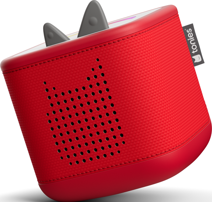 TONIES Toniebox 2 Starter Set Lautsprecher + Kreativ-Tonie, Rot