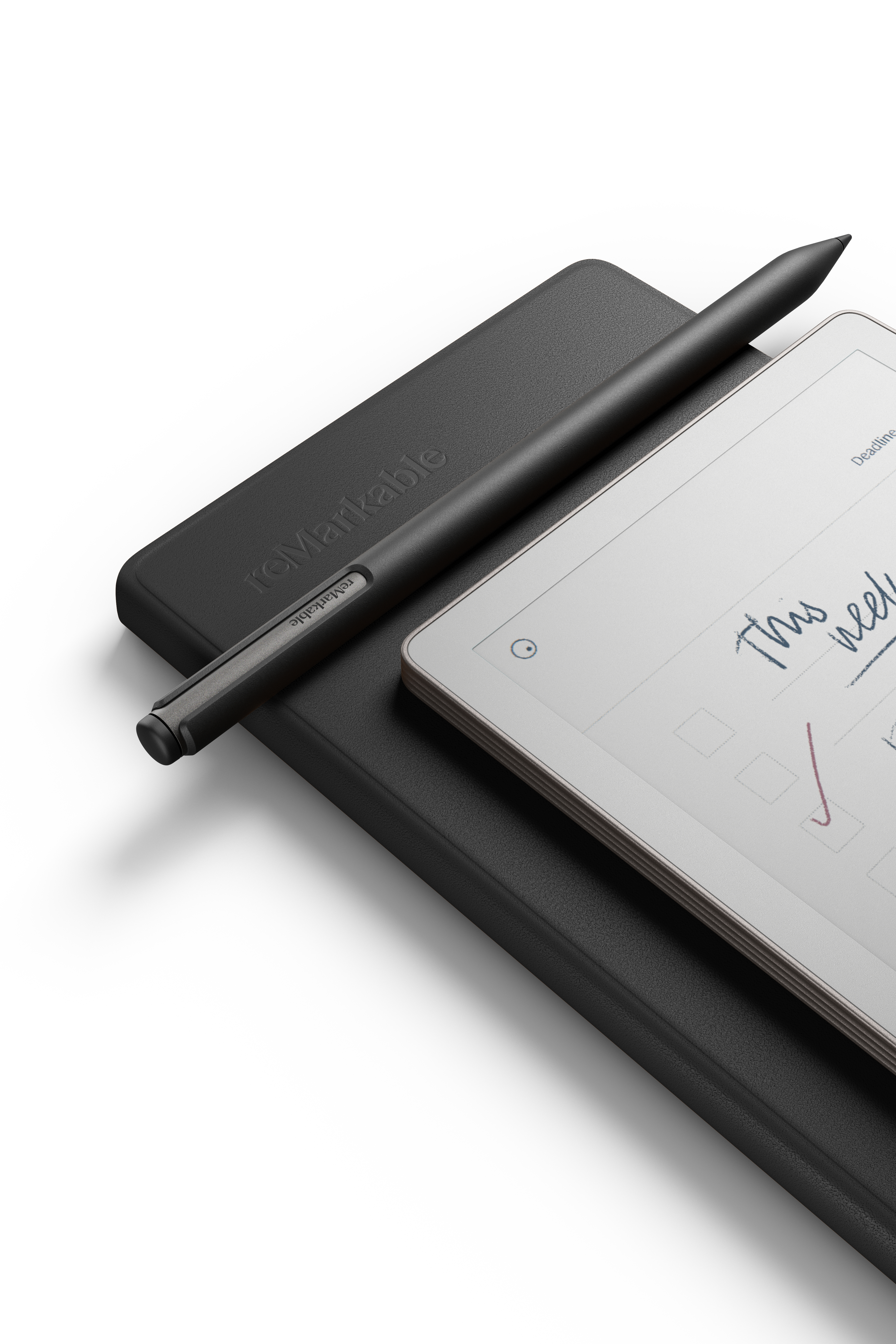 ReMarkable Paper Pro Move Tablet - 7,3 Zoll Farbdisplay Mit Leder Folio