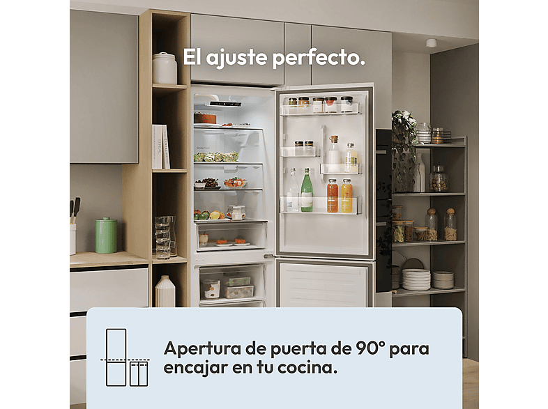 Frigorífico combi | Candy CNCQ2T618CW Fresco 300, Total No Frost