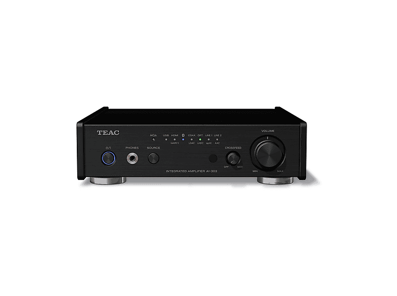 Amplificatore Finale Teac Ai-303 Usb Dac Amplifier, Numero Di Canali 2, Potenza Max 150 W, Bluetooth, Nero