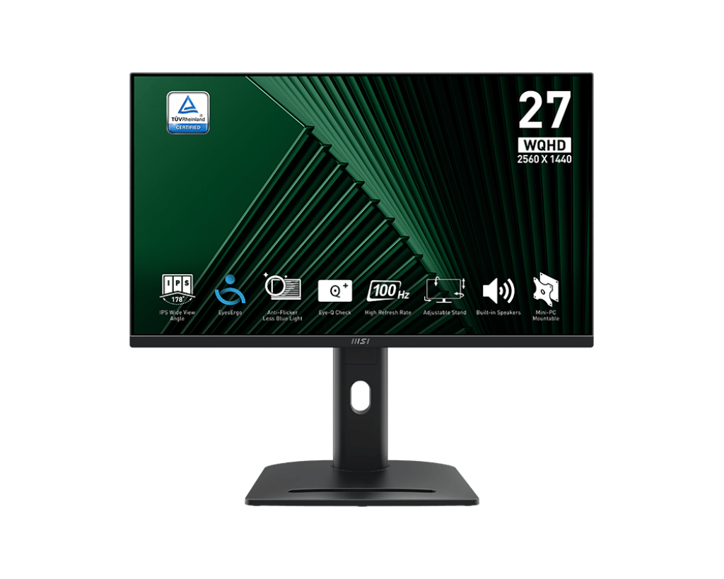 MSI PRO MP275QPG 27'' Sík WQHD 100 Hz 16:9 IPS Monitor