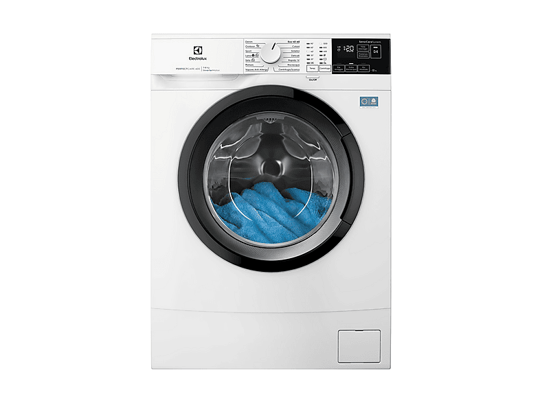 Electrolux Ew6S426A Lavatrice, Caricamento frontale, 6 kg, 14 programmi, Profondità 37,8 cm, Bianco, Classe A
