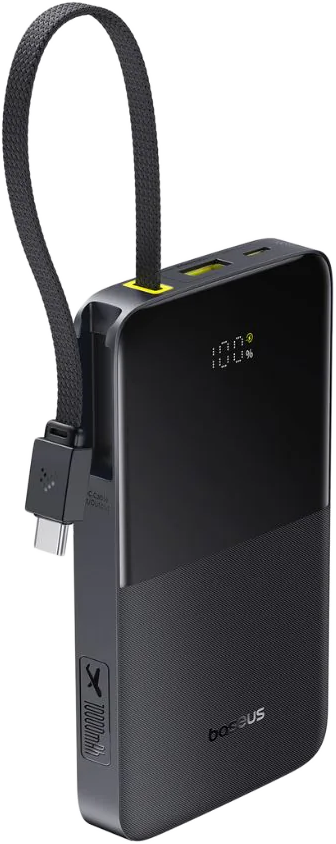 BASEUS EnerFill FC51 Bipow2 Pro powerbank digitális kijelzővel, 10000mAh, 22.5W (E0027600)