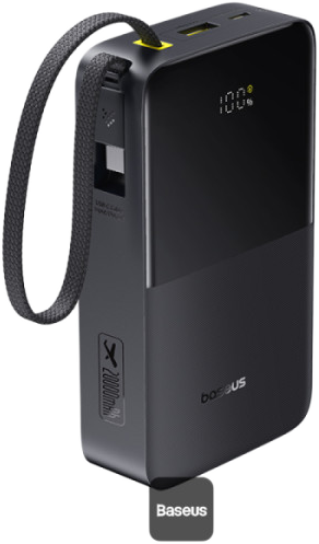 BASEUS EnerFill FC51 Bipow2 Pro powerbank digitális kijelzővel, 20000mAh, 22.5W (E0027701)