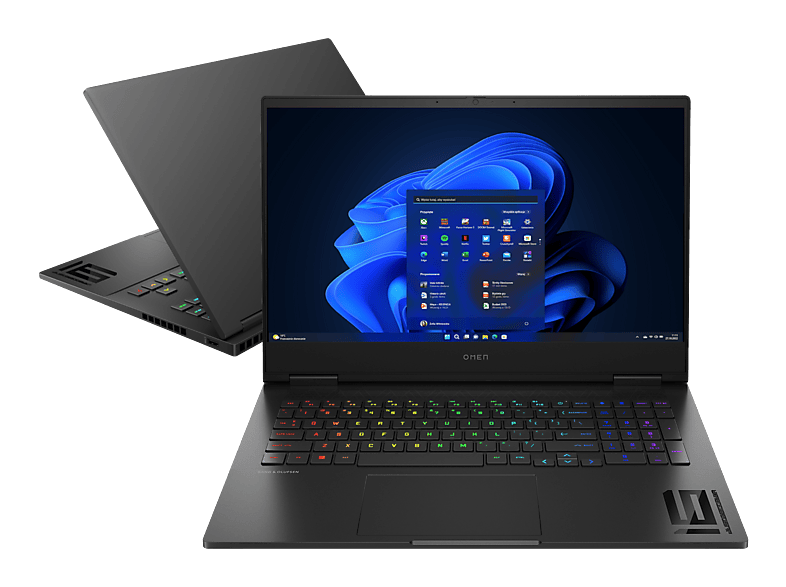 Laptop HP Omen 16-wf1343nw / Intel® Core™ i9-14900HX 32 GB RAM 1 TB SSD GeForce RTX™ 4070 Windows 11 Home Czarny