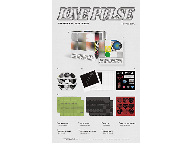 Yg Entertainment Treasure - Love Pulse Cd