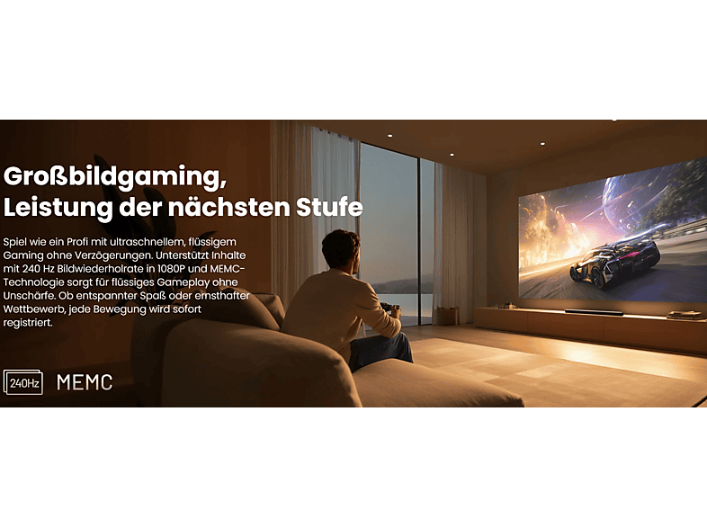 Dangbei MP1 Pro 4K Laser Projektor mit Google TV und Netflix-Zertifizierung; Beamer — Foto 2 von 5