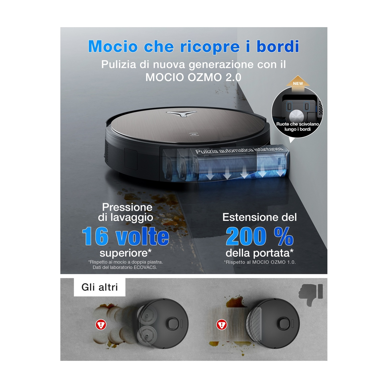 Vassoio per la pulizia e contenore per spazzole di ricambio per