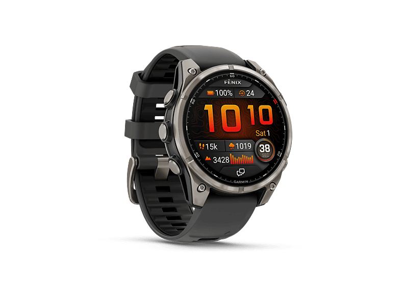 Garmin fenix® 8 Pro Amoled, 47mm, Sapphire Graphit/Schwarz Titan; Smartwatch