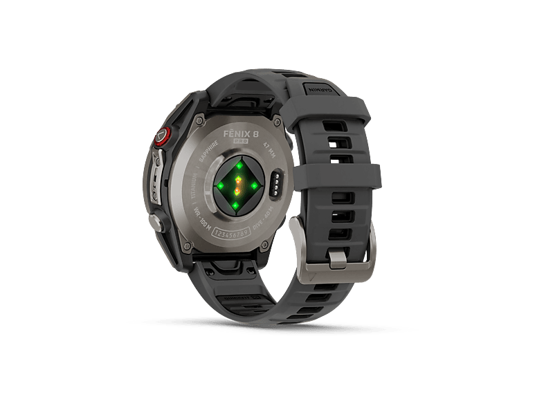 Garmin fenix® 8 Pro Amoled, 47mm, Sapphire Graphit/Schwarz Titan; Smartwatch — Foto 4 von 5