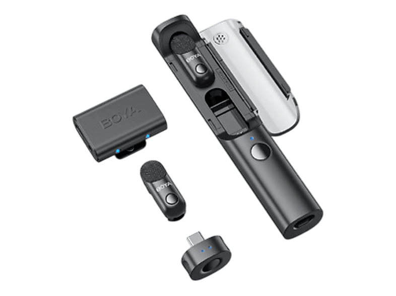BOYA Magic 03 Wireless Mic - 2 TX 2 RX - Type-C & 3.5mm - Incl