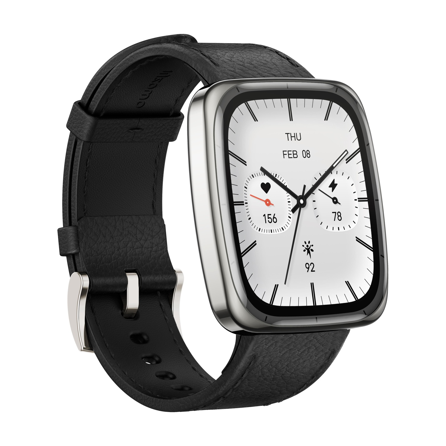 Amazfit Active 2 Square Smartwatch AMOLED Nero Monitoraggio Sport