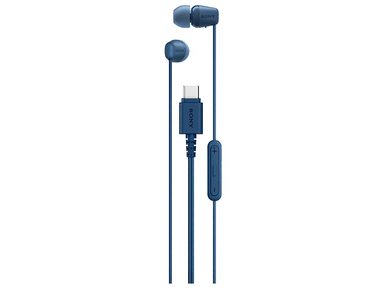 Słuchawki Sony headset IER-EX15C, blue