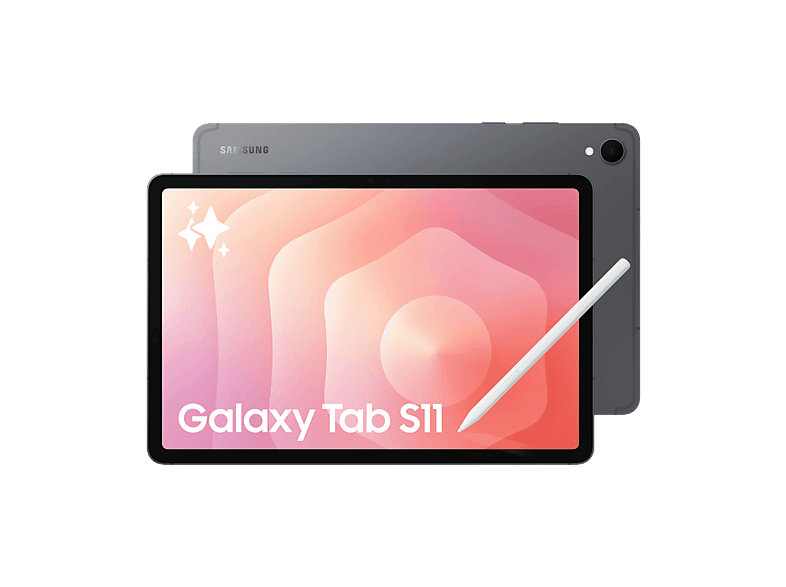 Tablet - Samsung Galaxy Tab S11, 11" WQXGA+, 12 GB RAM, 128 GB, Gris, Sin Adaptador de Corriente, con S Pen