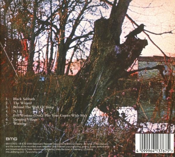 Egy albumborító, amelyen egy fa látható, rajta egy korona. A háttérben kopár fák és egy épület láthatók. A borító a Black Sabbathé.