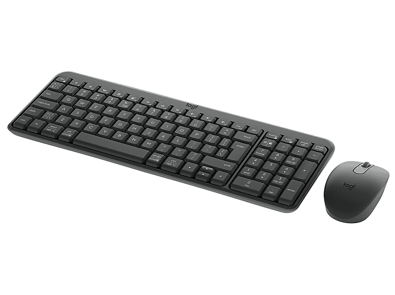 Zestaw klawiatura + mysz LOGITECH MK250 Grafitowy – zdjęcie 2