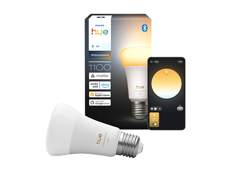 Philips Hue Led A60 Lumière Blanche Chaude À Froide Culot E27